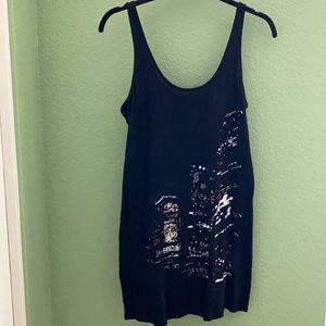 Express black tank dress Size M